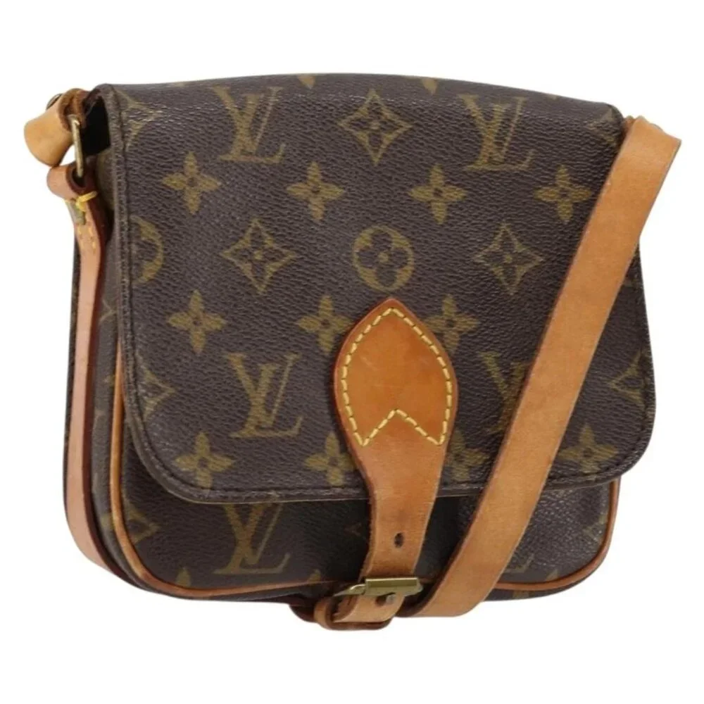 LOUIS VUITTON Monogram Cartouchiere PM Shoulder Bag M51254 LV Auth bs31074 - Picture 2 of 16